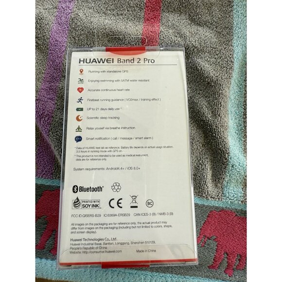 Huawei Band 2 Pro Fitness Tracker With Built-In GPS Black Wristband Unopened - Picture 2 of 4